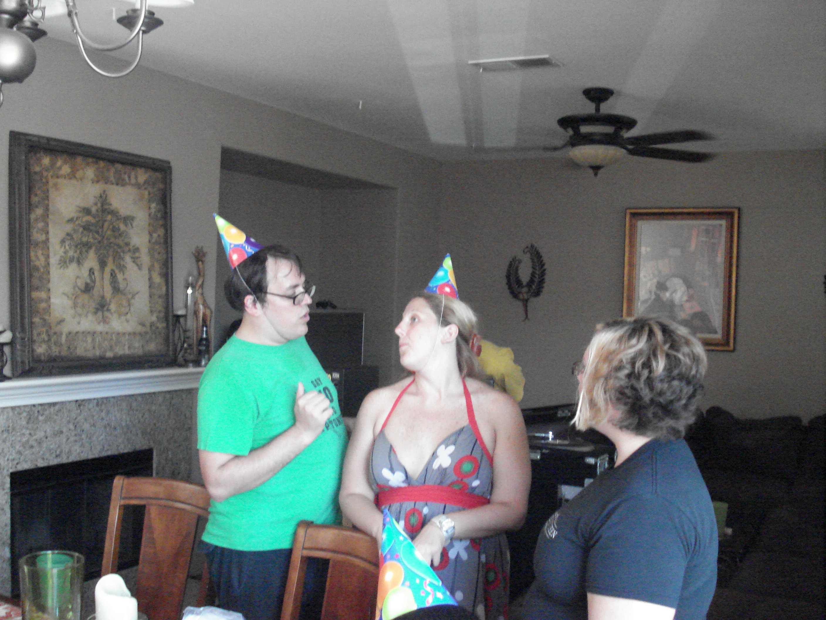 The birthday girl w/Brendan