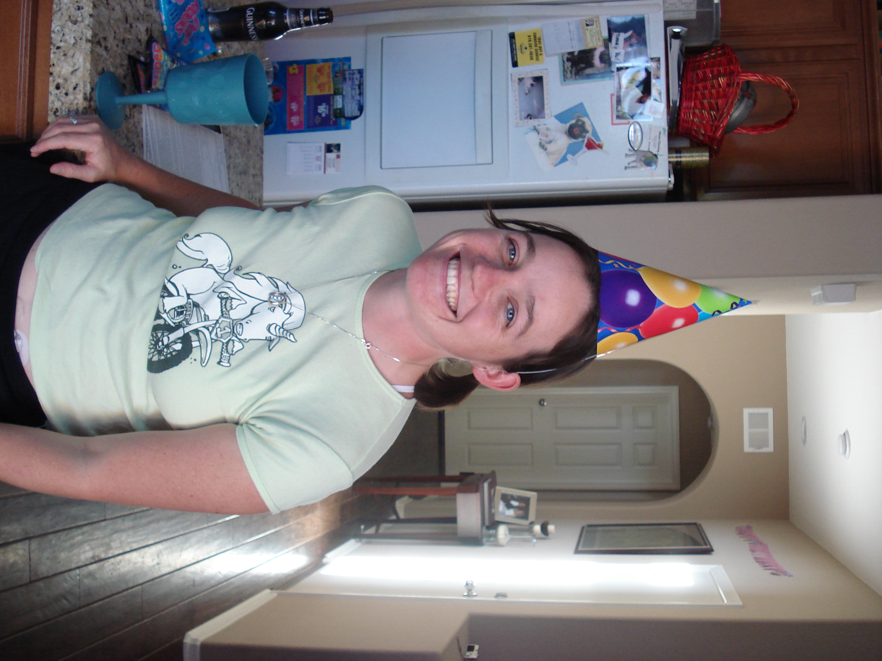 Erin, enjoying the party