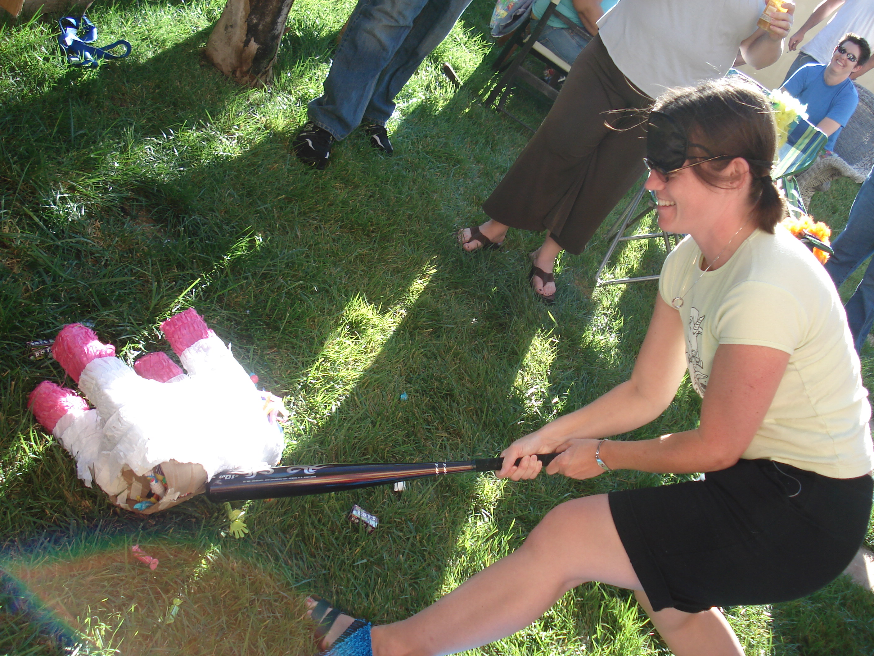 Erin beats a dead unicorn