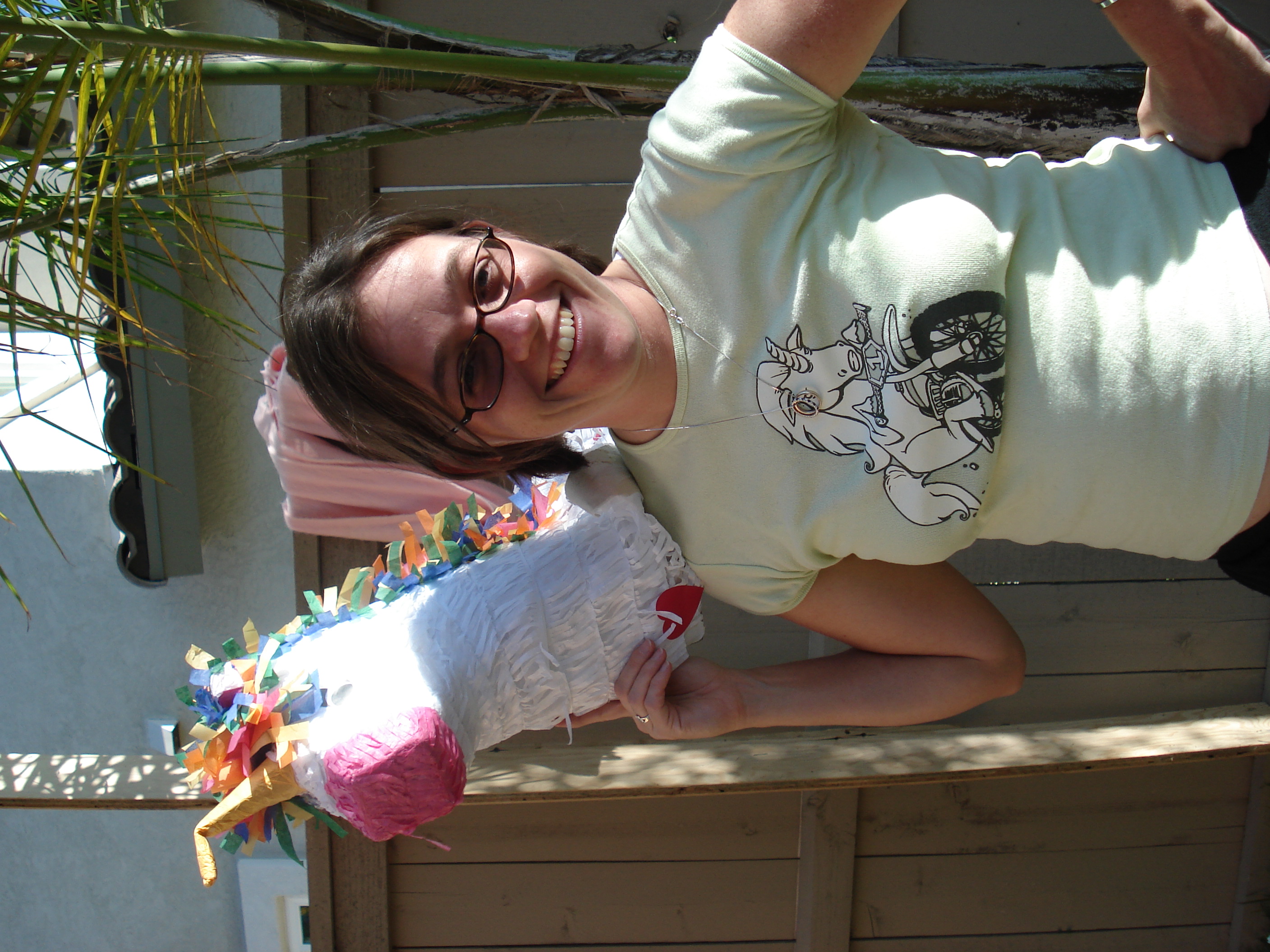 Erin, posing with her kill