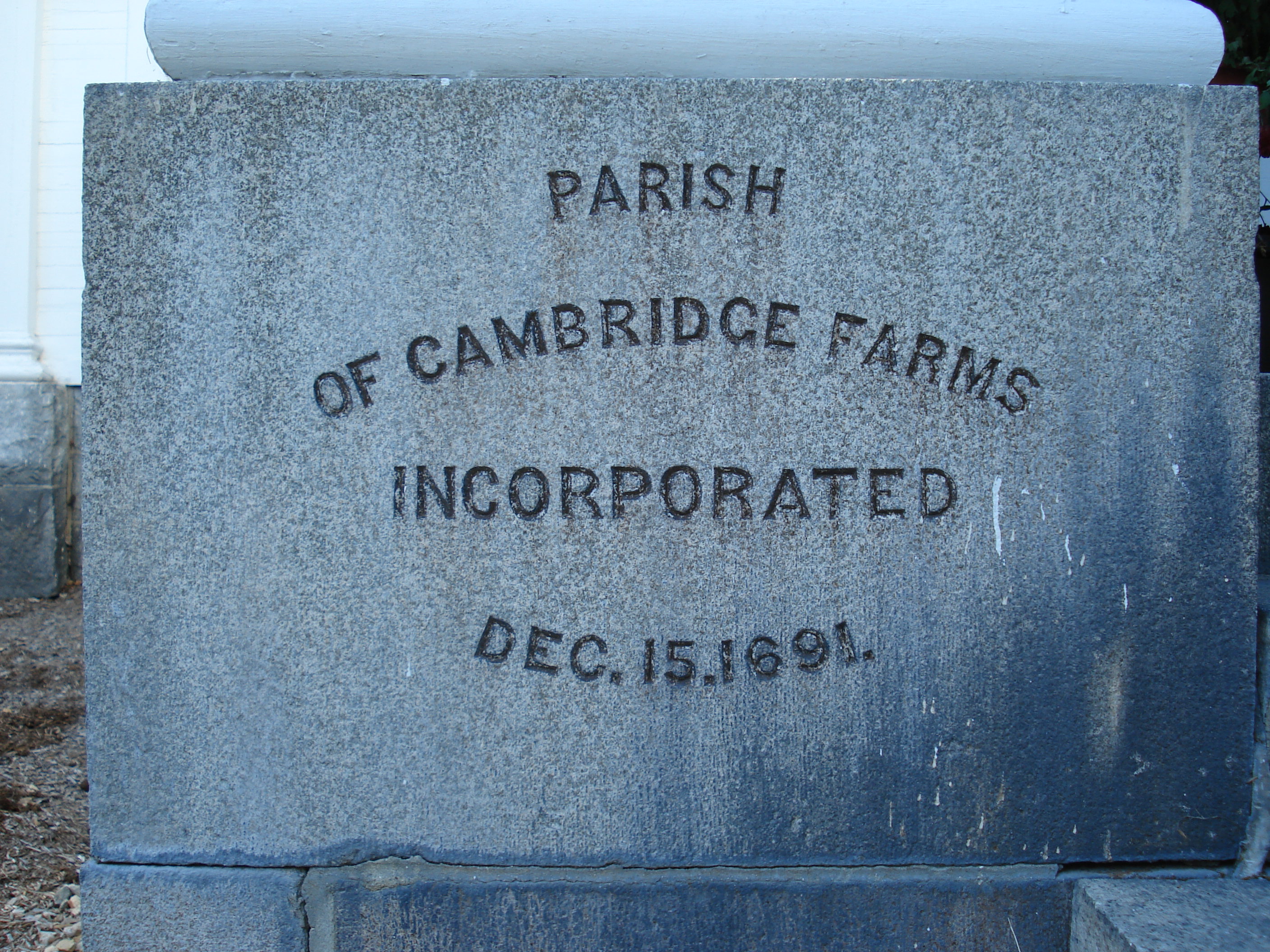Parish of Cambridge Farms, Inc. 1691