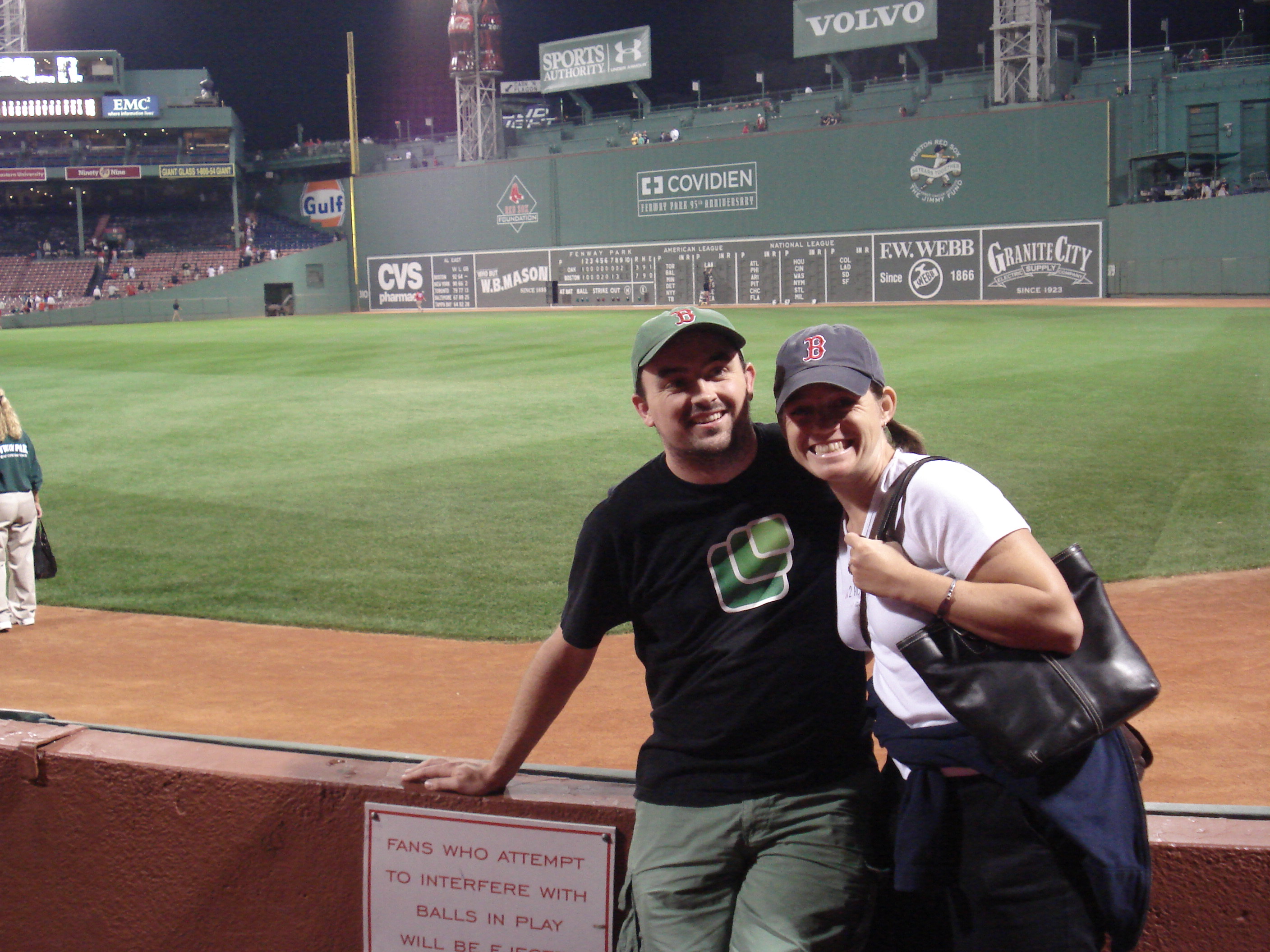 Erin & me, after the game