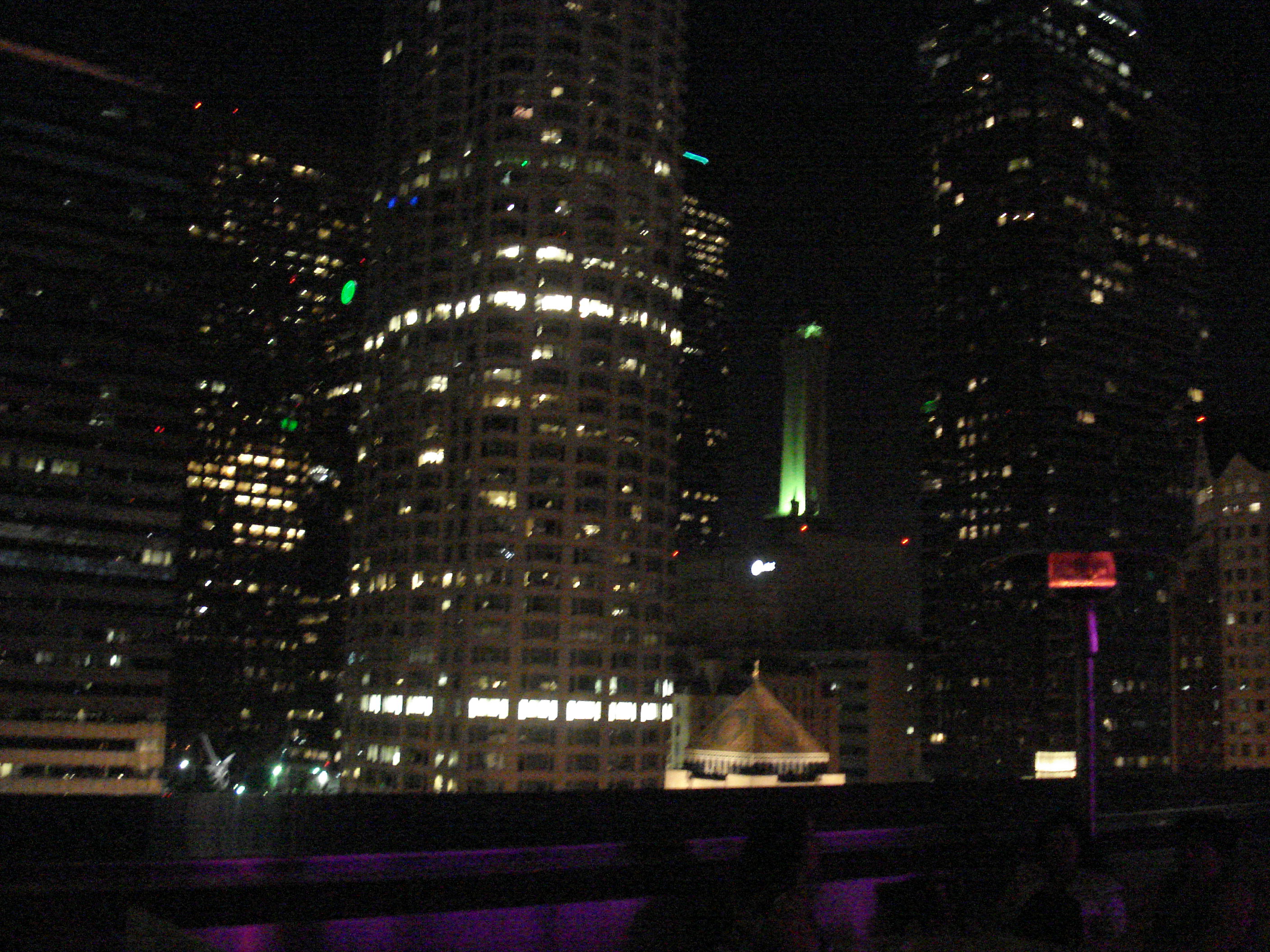 View from the bar