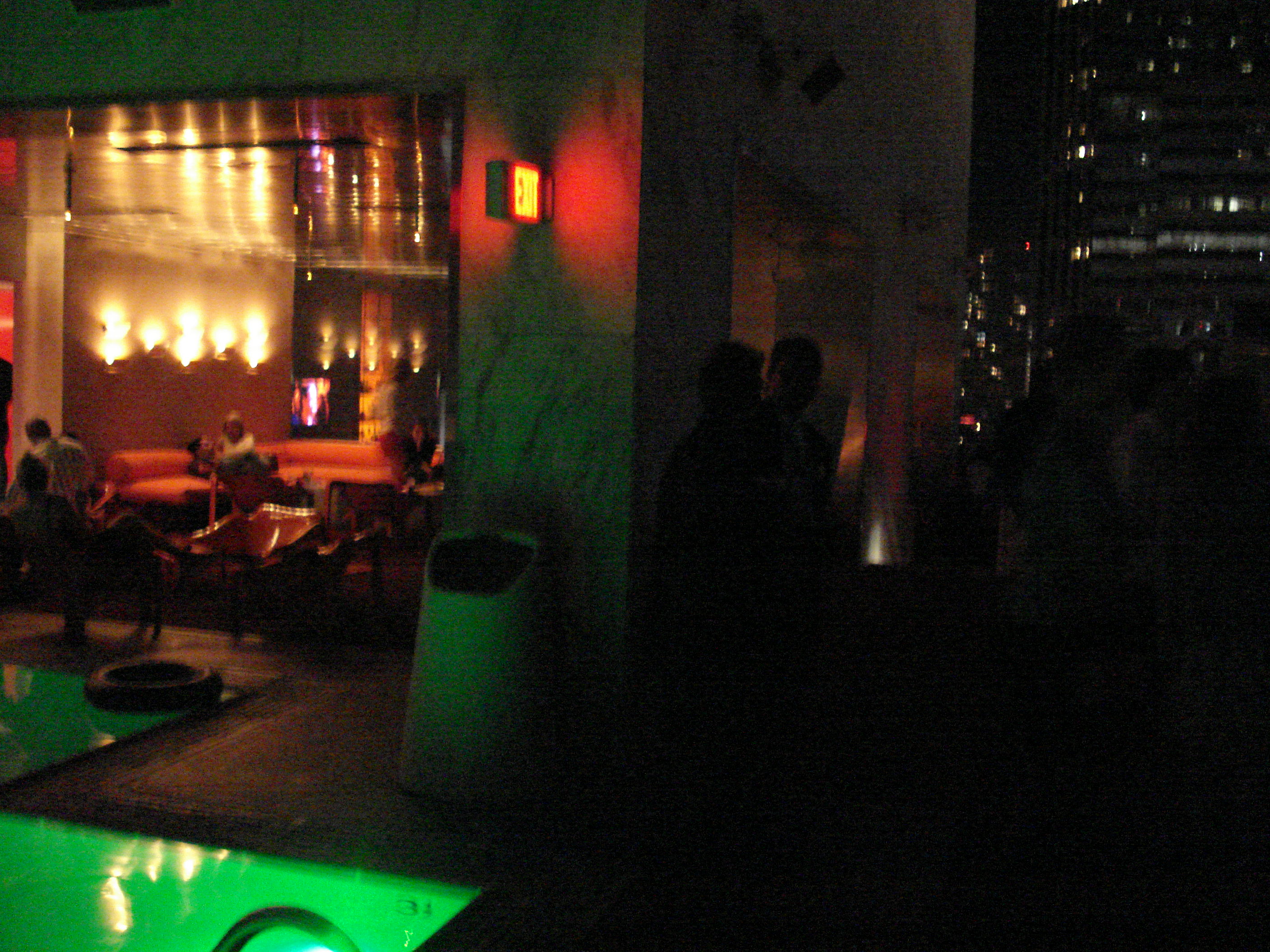 Roof-top bar of The Standard hotel in downtown LA