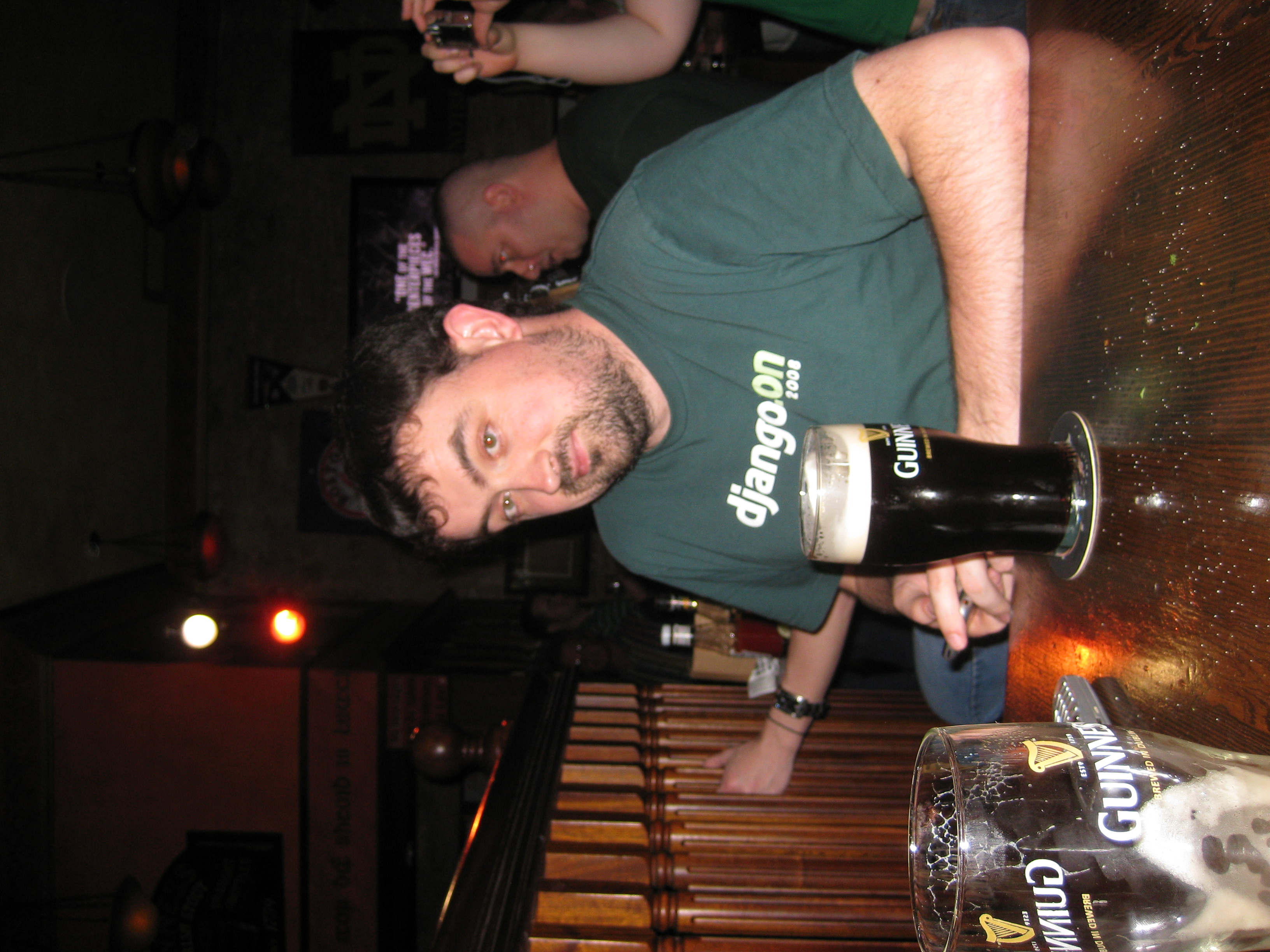 Me, at BD Riley's on Paddy's Day