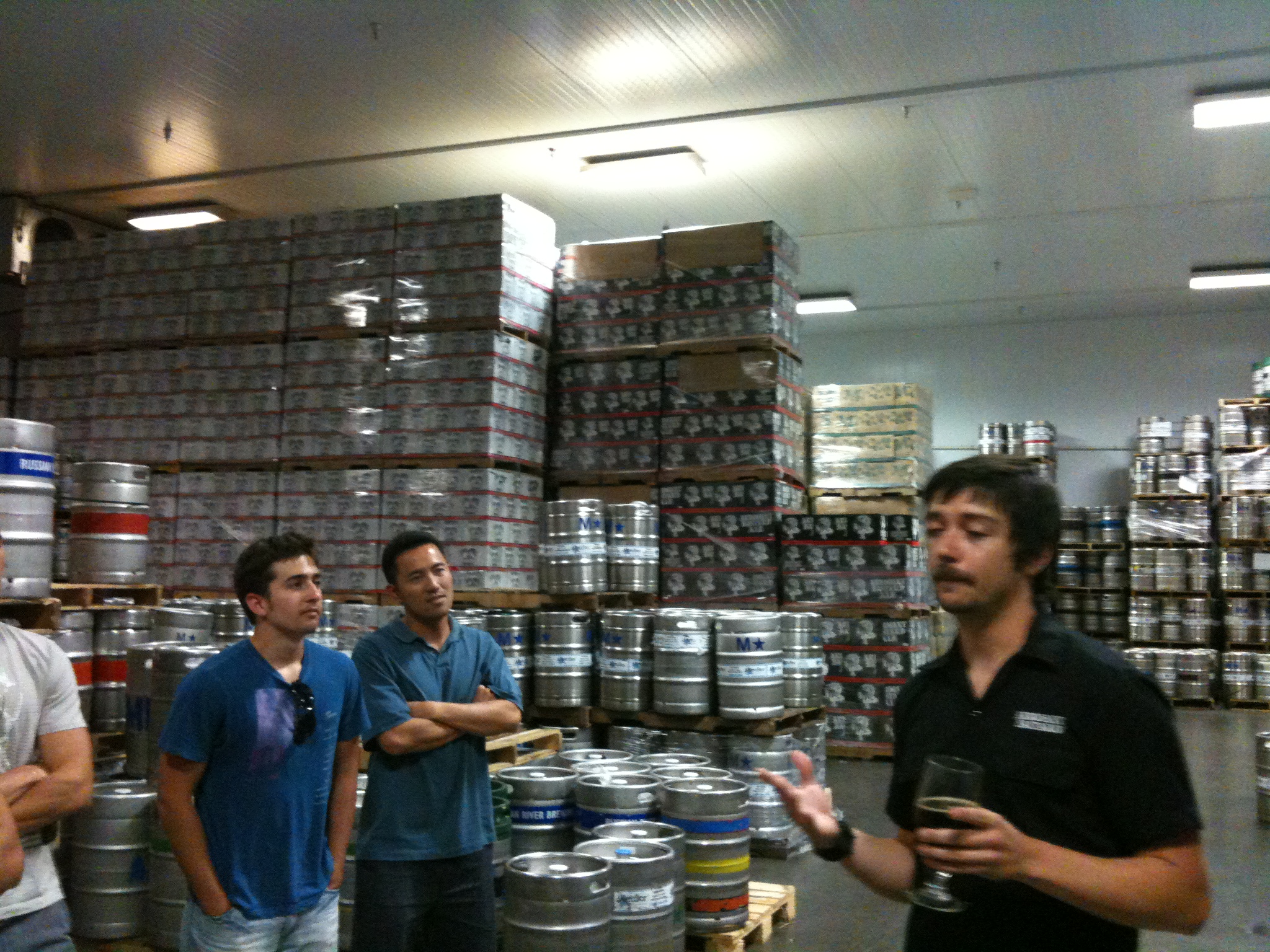 On the tour at Stone