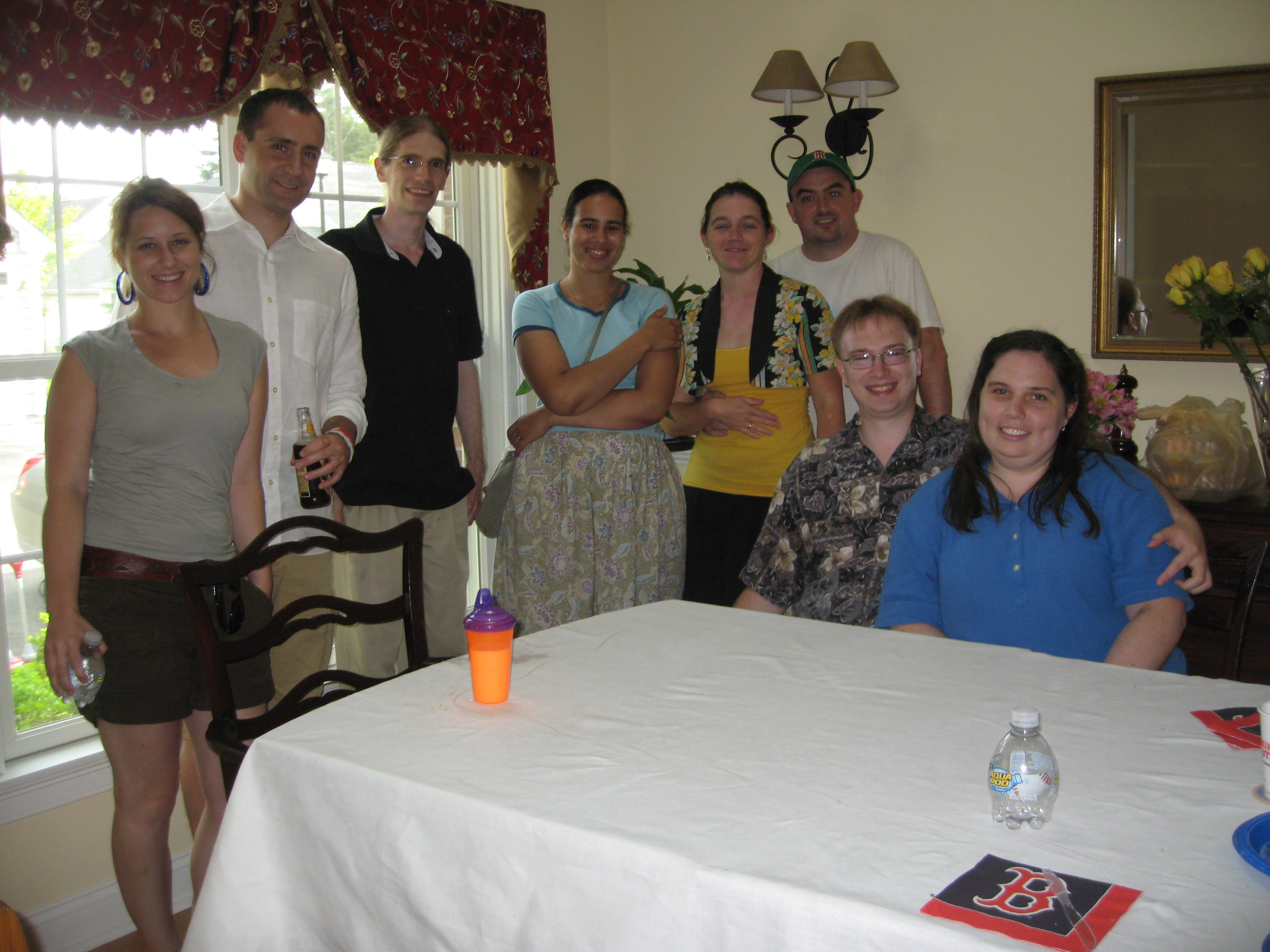 Becki, Bryan, Curtis, Cecile, Erin, Me, Casey, and Rachael