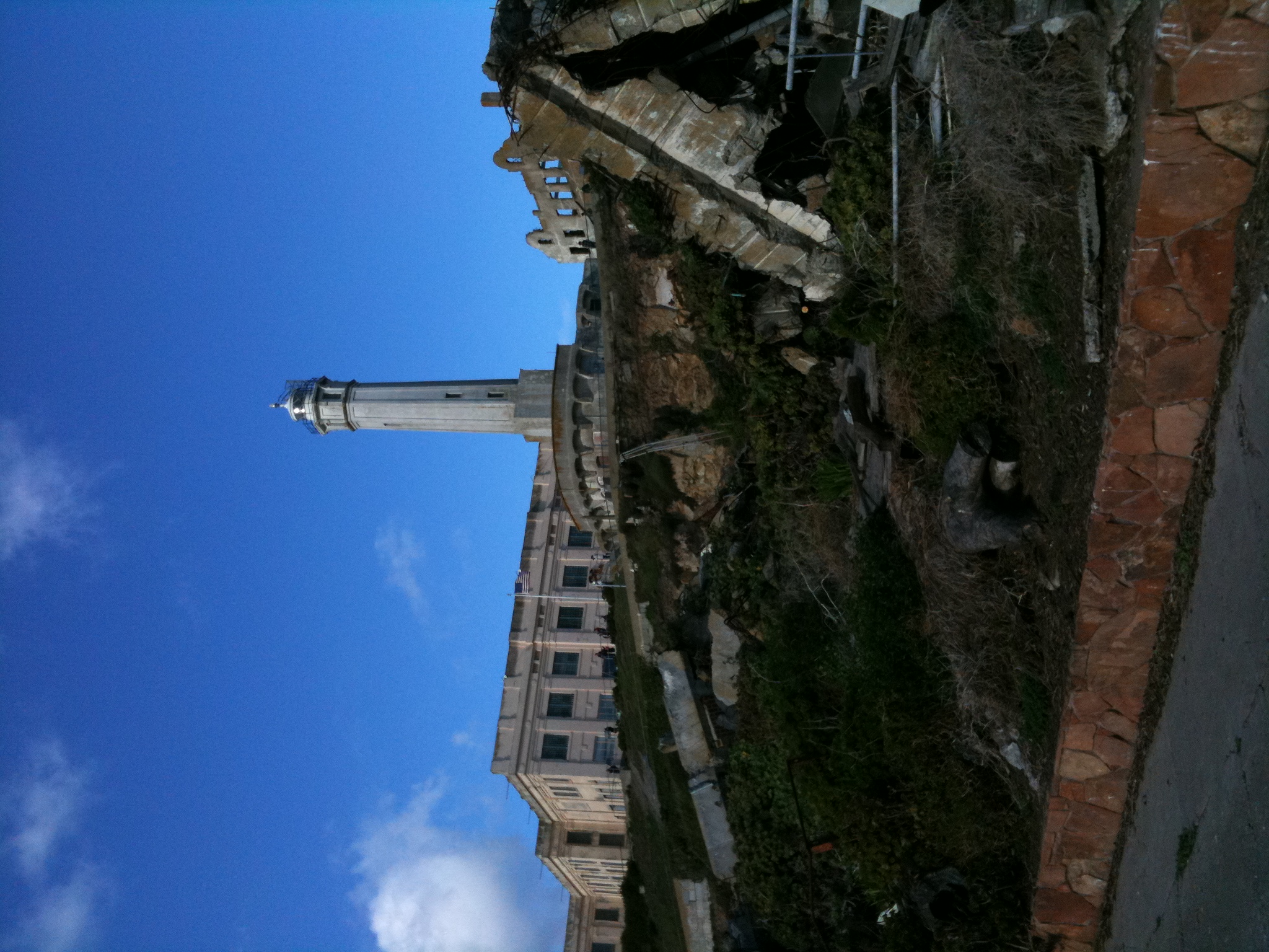 Alcatraz lighthouse & prison