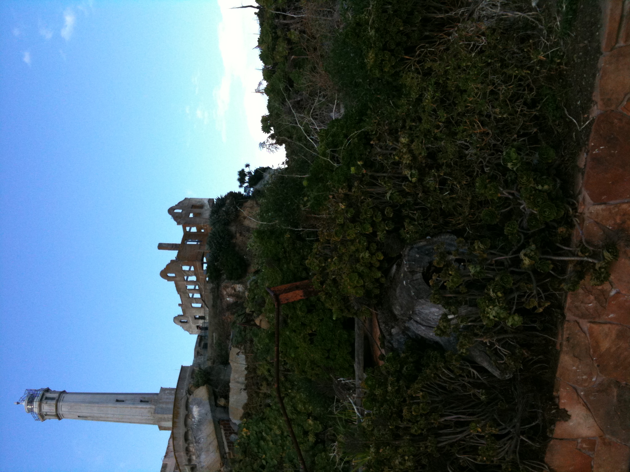 The Warden's house & lighthouse