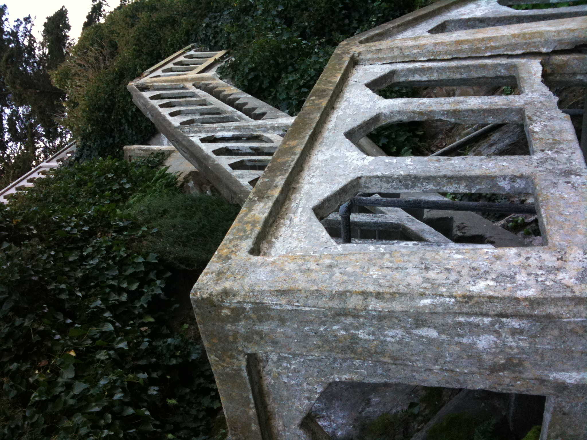 Stairwell on Alcatraz