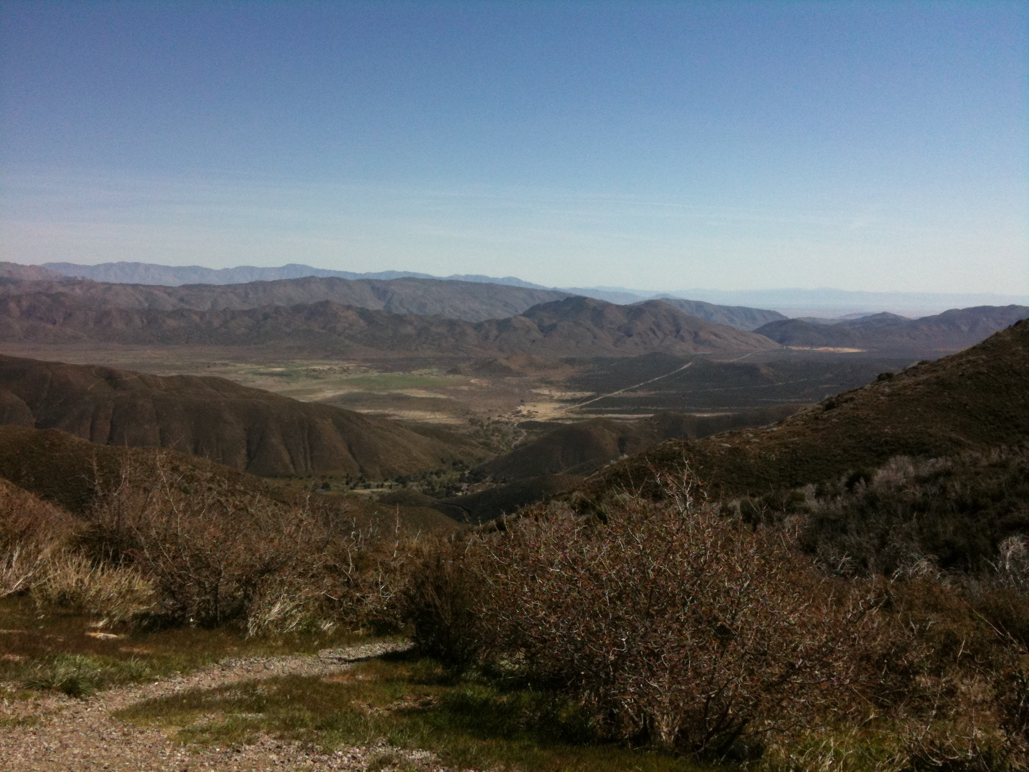 The view toward Anza from Inspiration Point outside of Julian