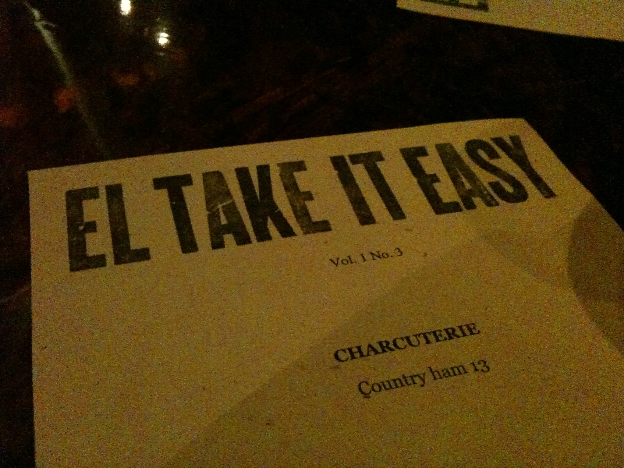 El Take It Easy