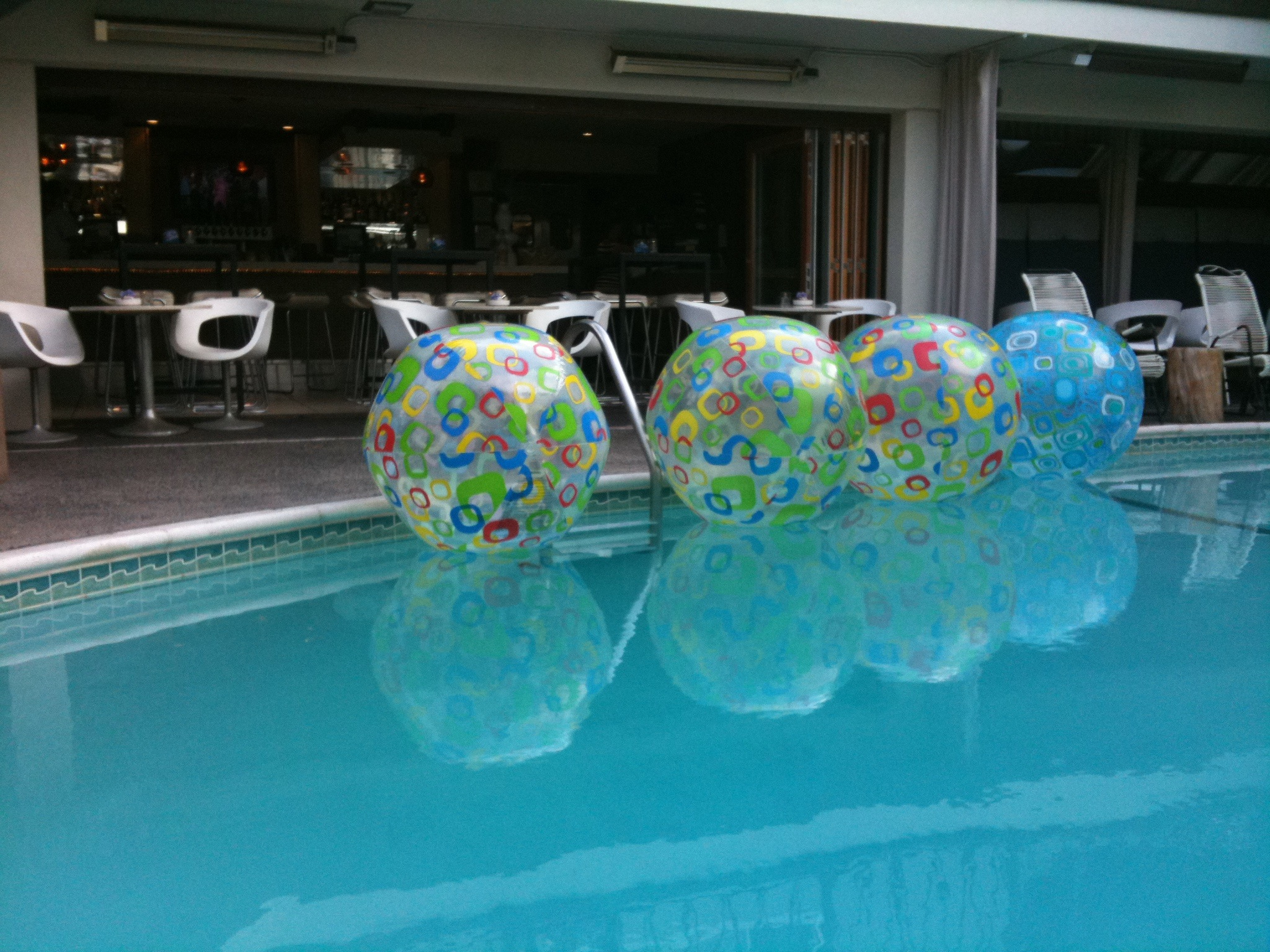 The pool at The Pearl