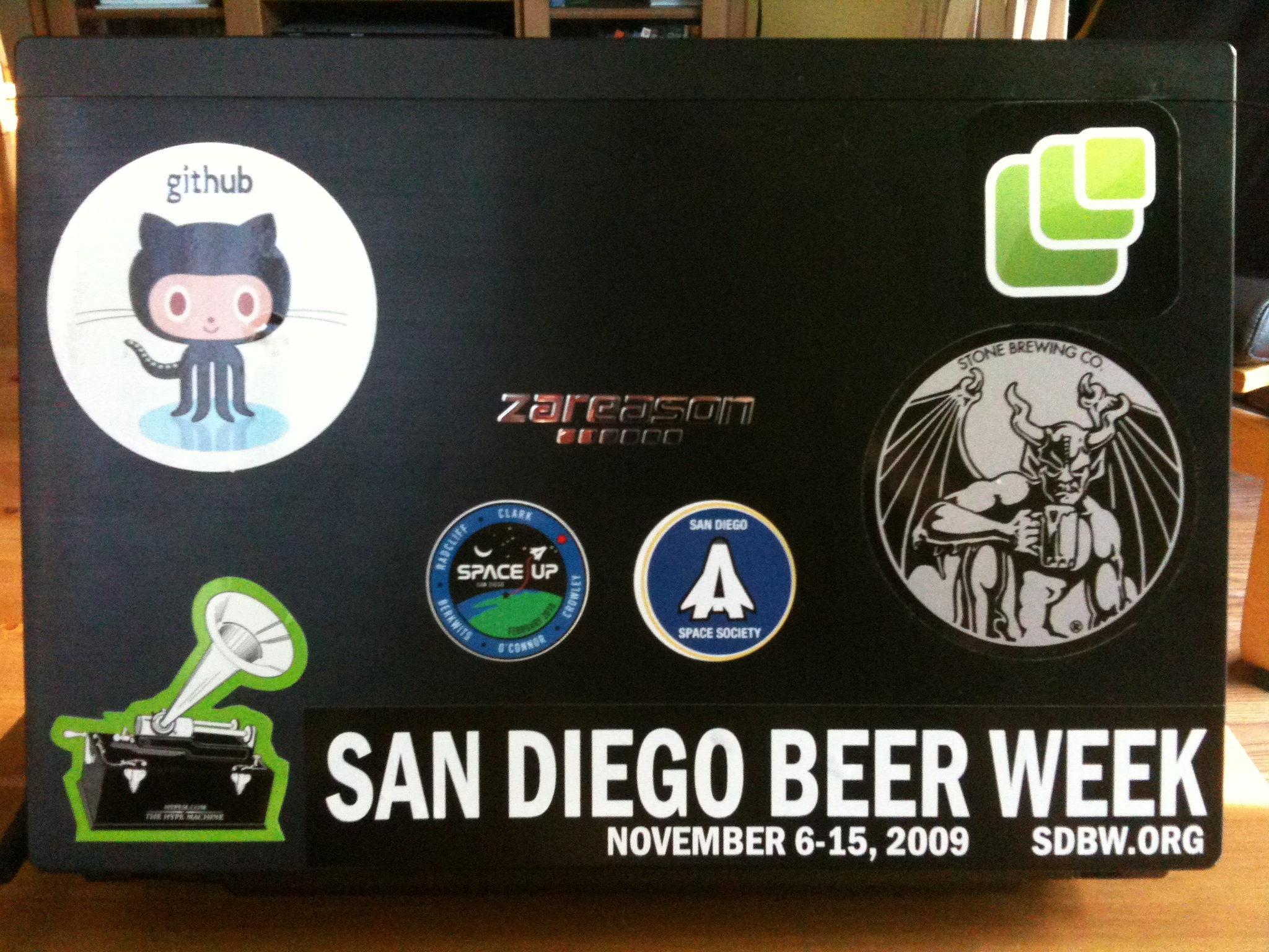 My new laptop, a <a href="http://zareason.com/shop/Terra-HD.html" rel="nofollow">ZaReason Terra HD</a>. Like <a href="http://go.gtmcknight.com/post/1042511652/the-current-state-of-my-laptop-waiting-for" rel="nofollow">Taylor</a>, I've been saving the spot up top for an as-yet-undiscovered sticker.