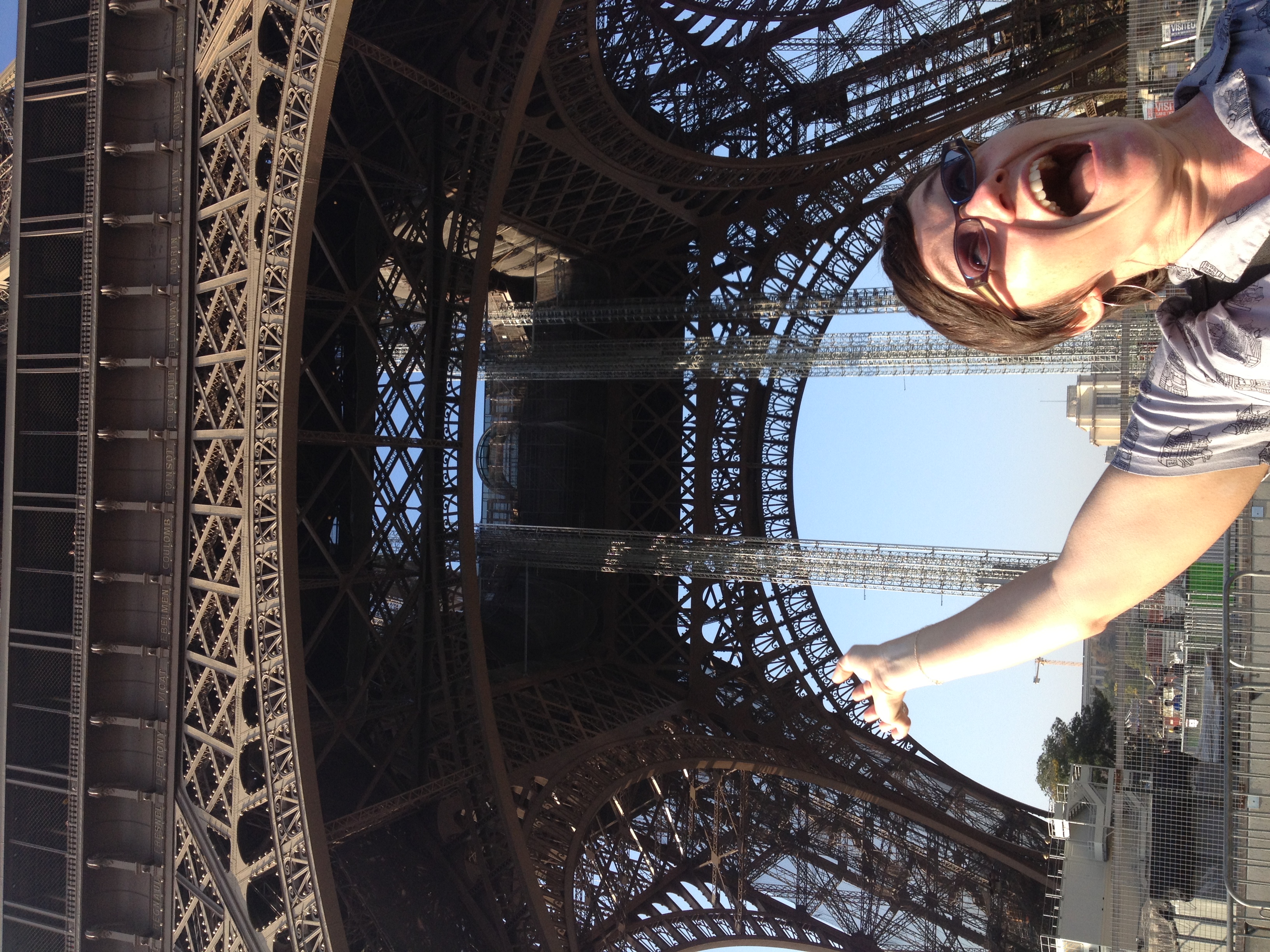 &quot;Holy $#!%, we're in Paris!&quot;

The photo that started it all.
