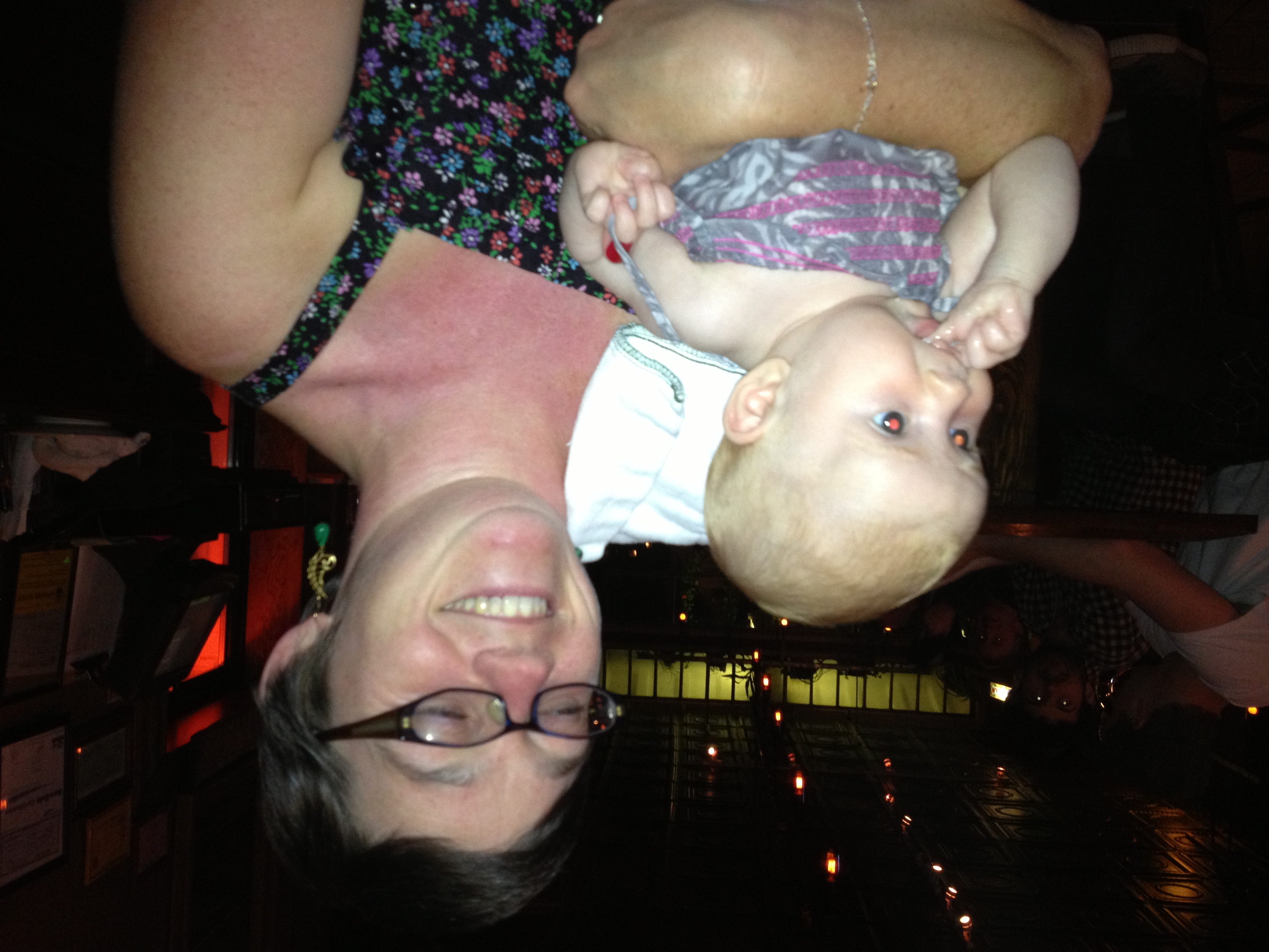 Erin with little Cora