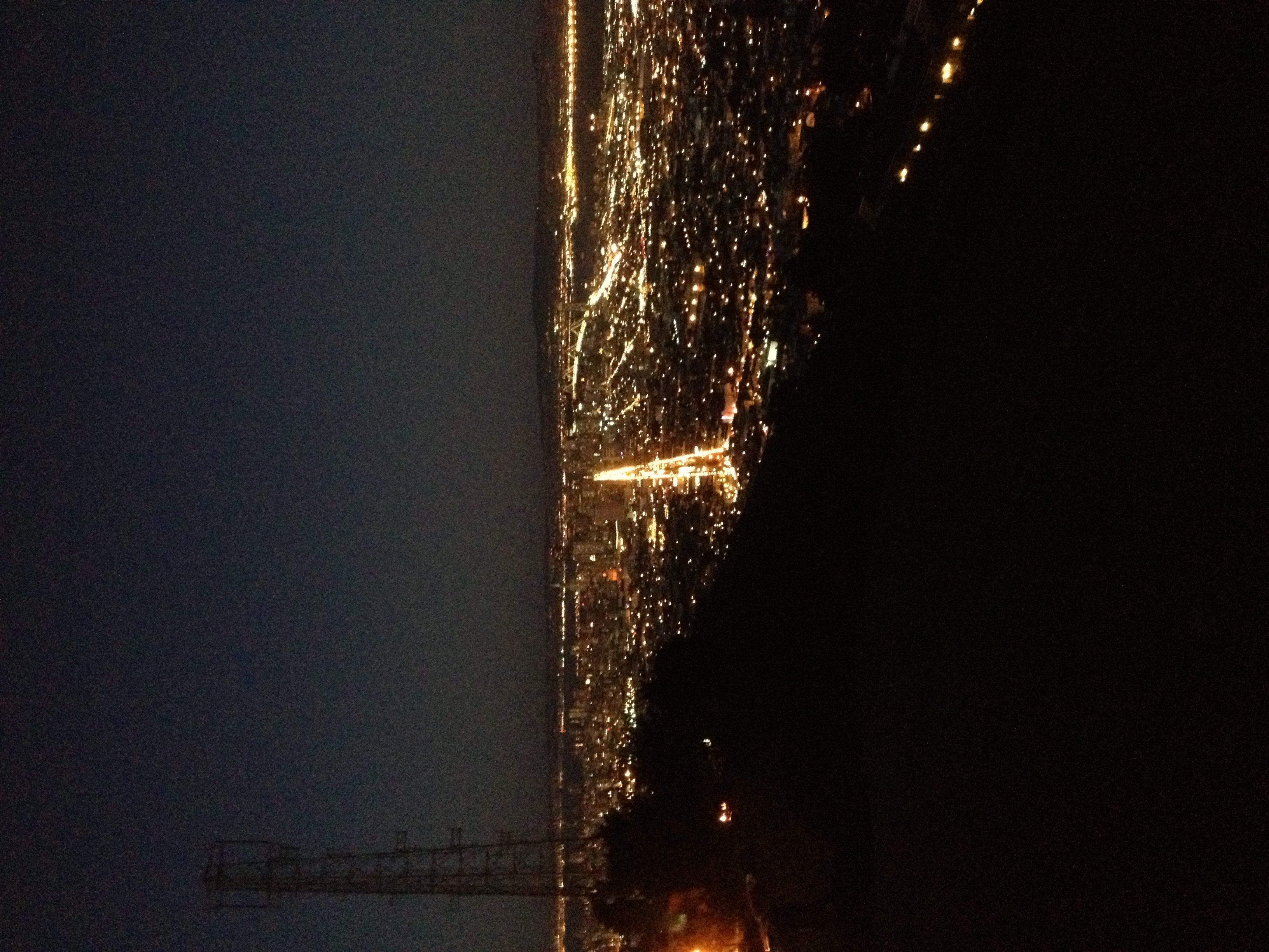 Market St. at night, from twin peaks