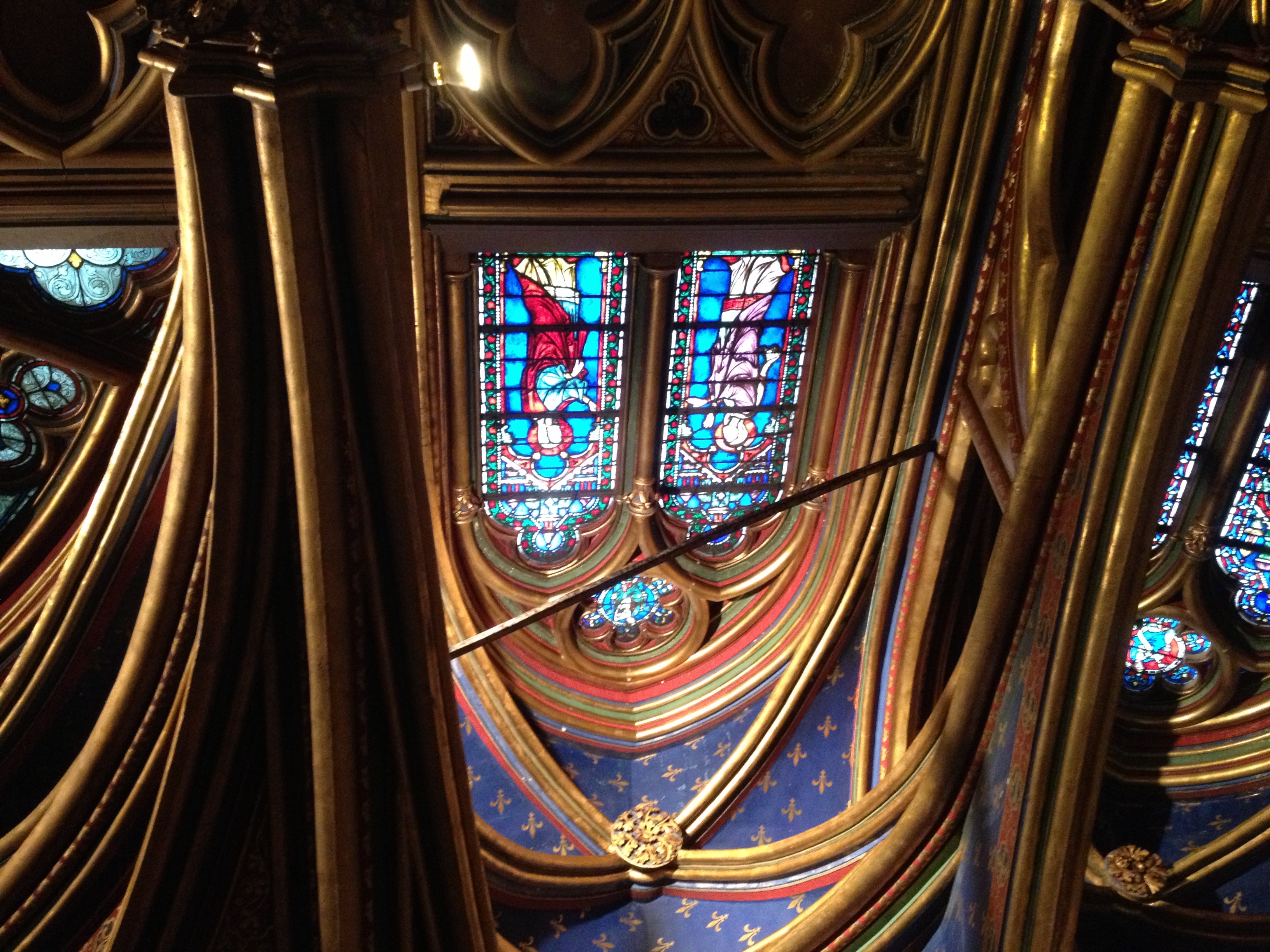 Downstairs at Sainte-Chapelle