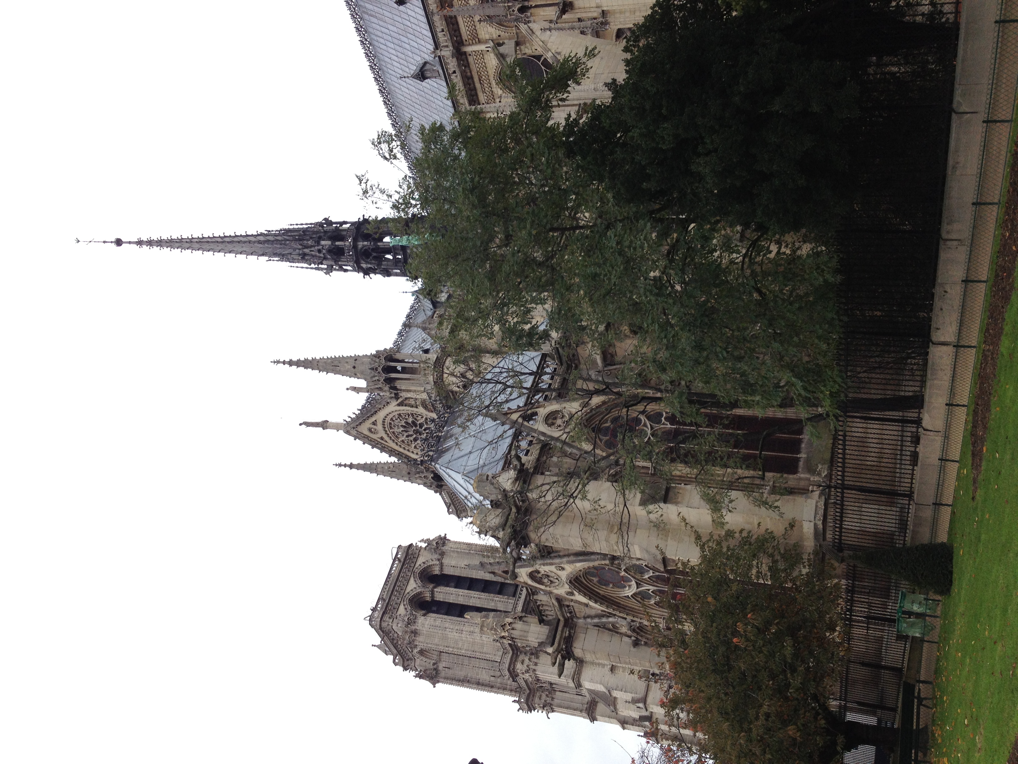 outside Notre-Dame