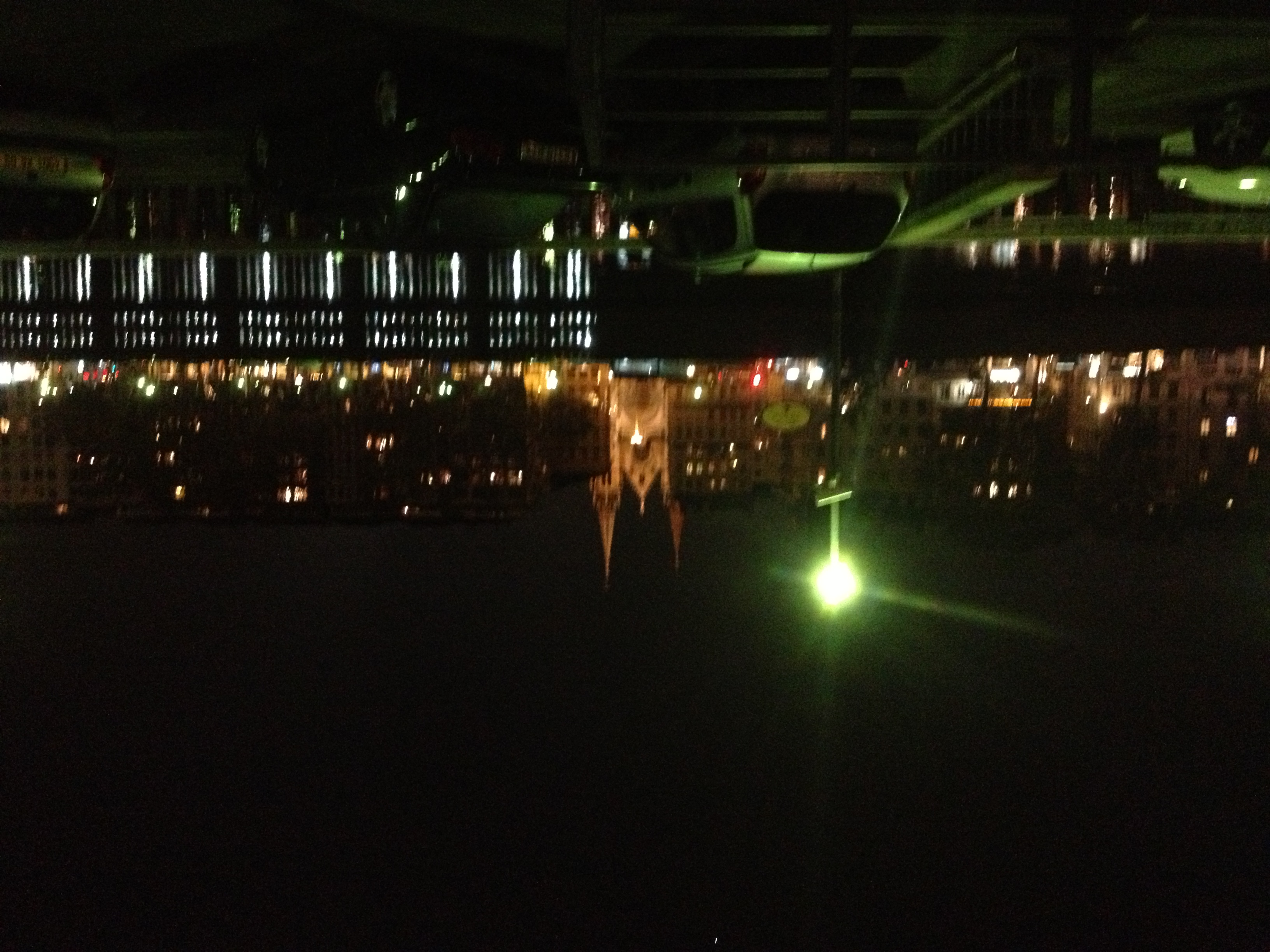 Lyon at night