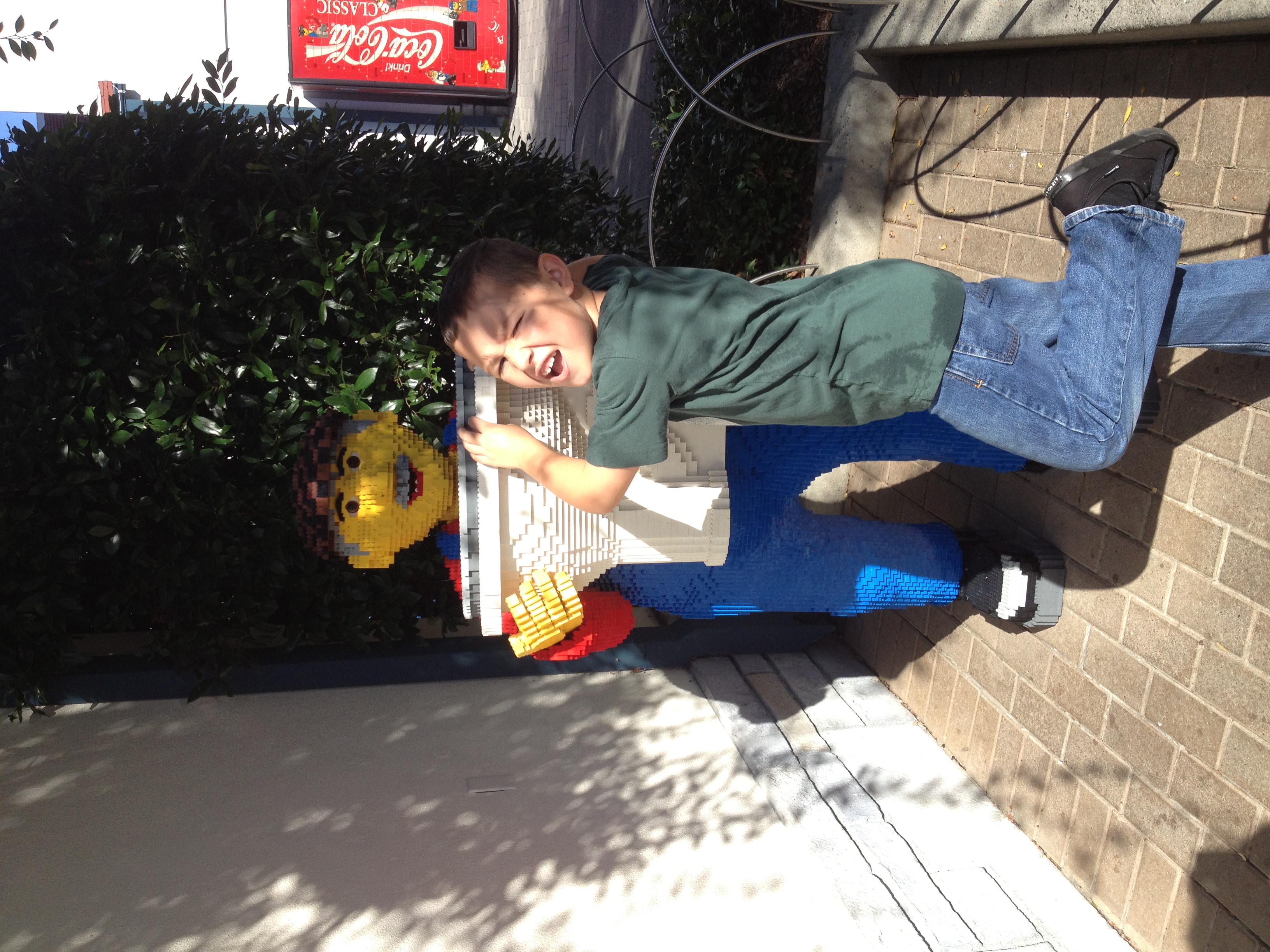 Andy with the Lego plumber