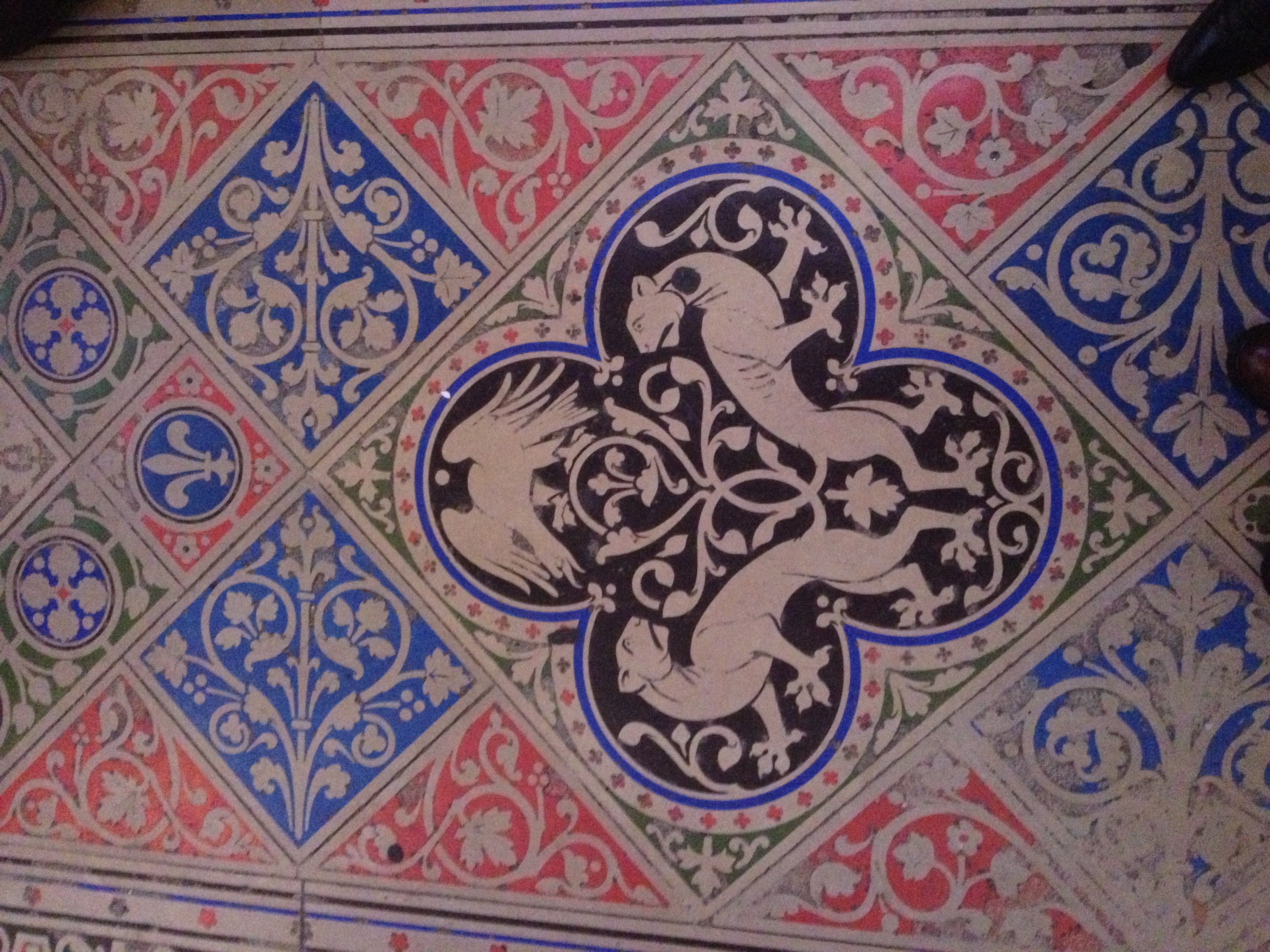 The floor at Sainte-Chapelle