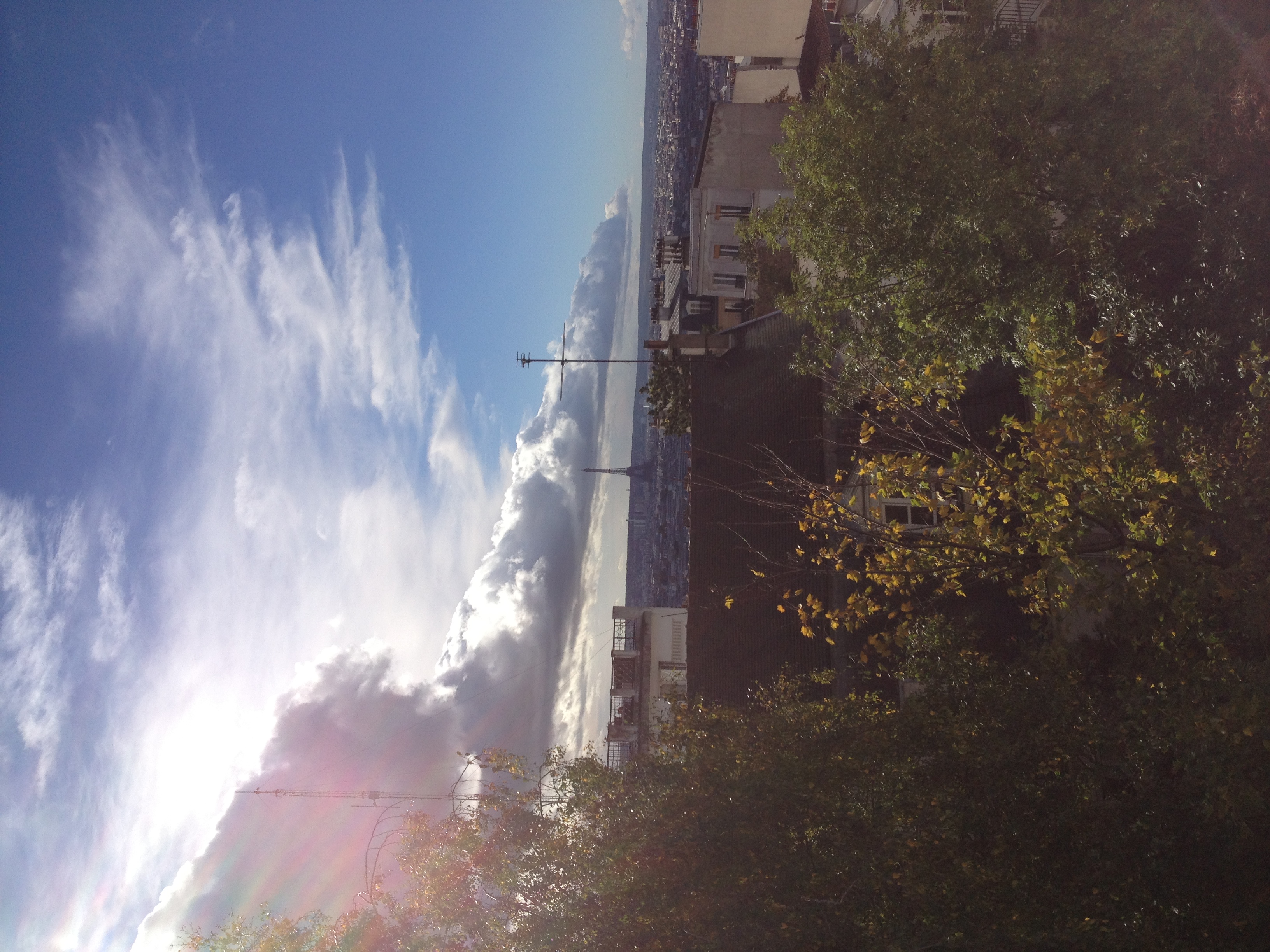 View of the Eiffel Tower from Montmartre