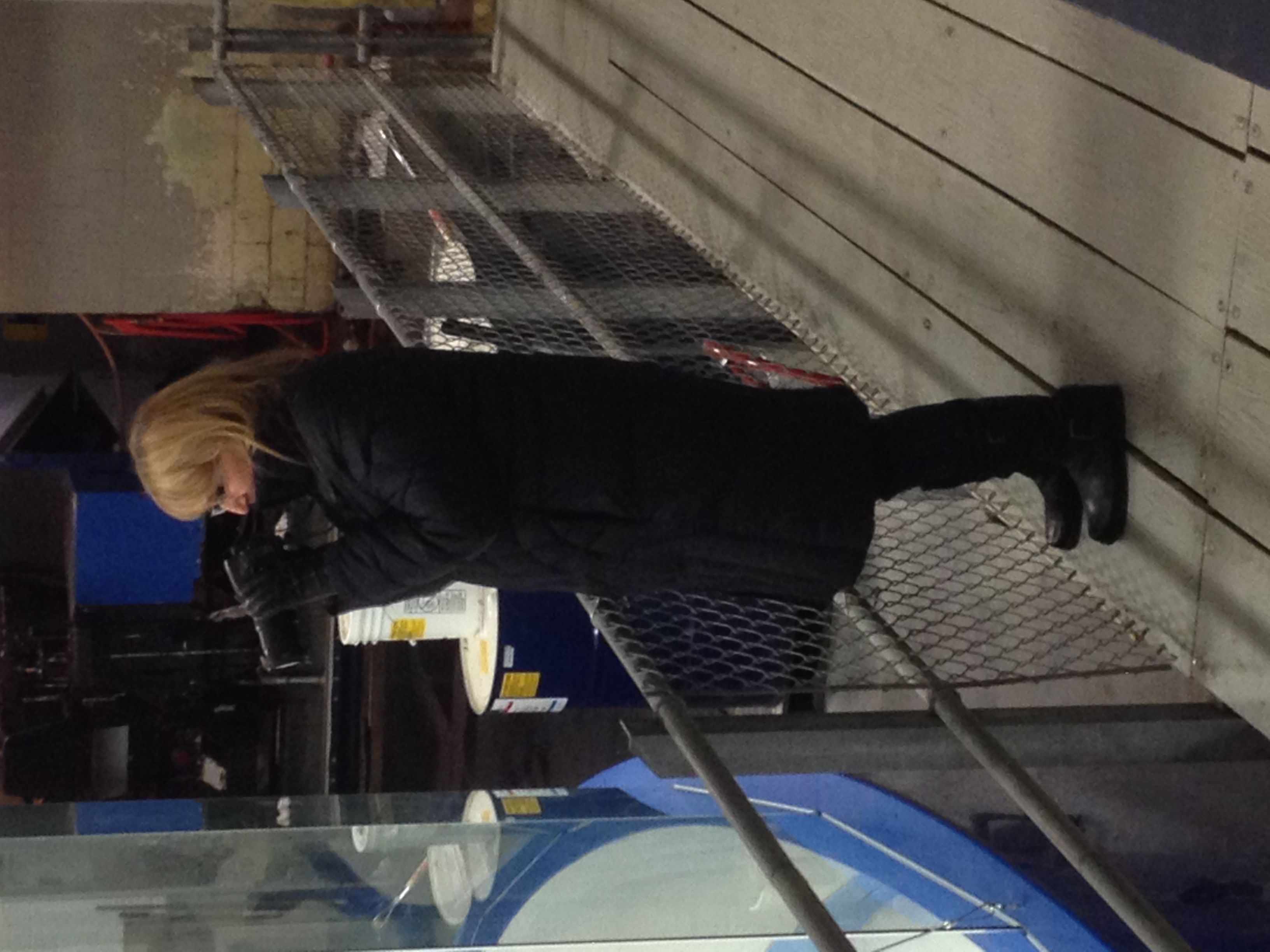 Mrs. Maloney, official game photographer