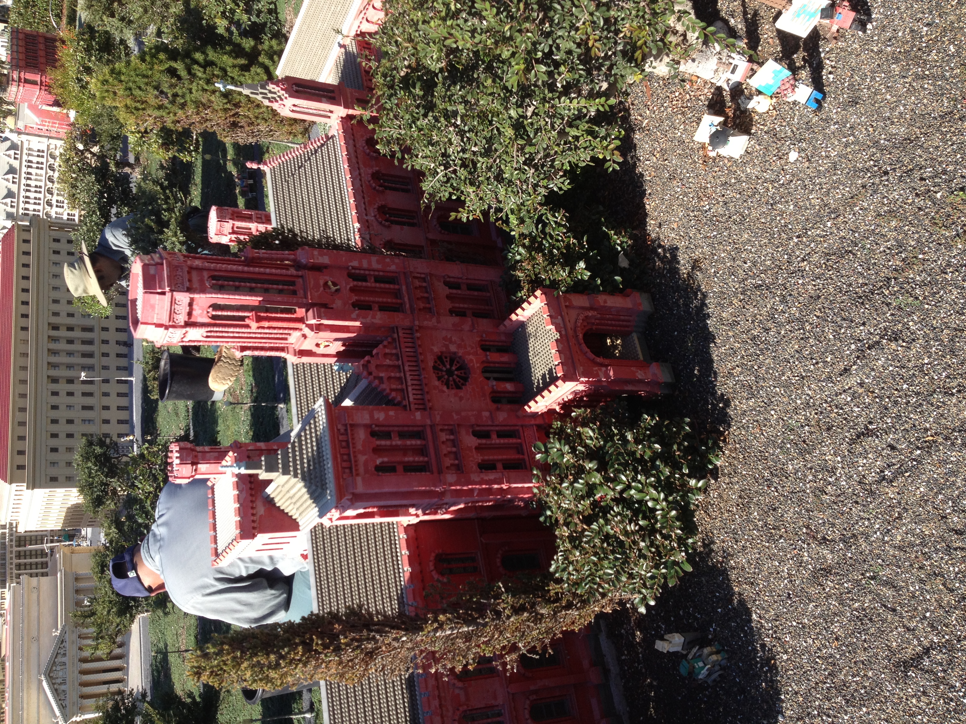 a DC church in Lego