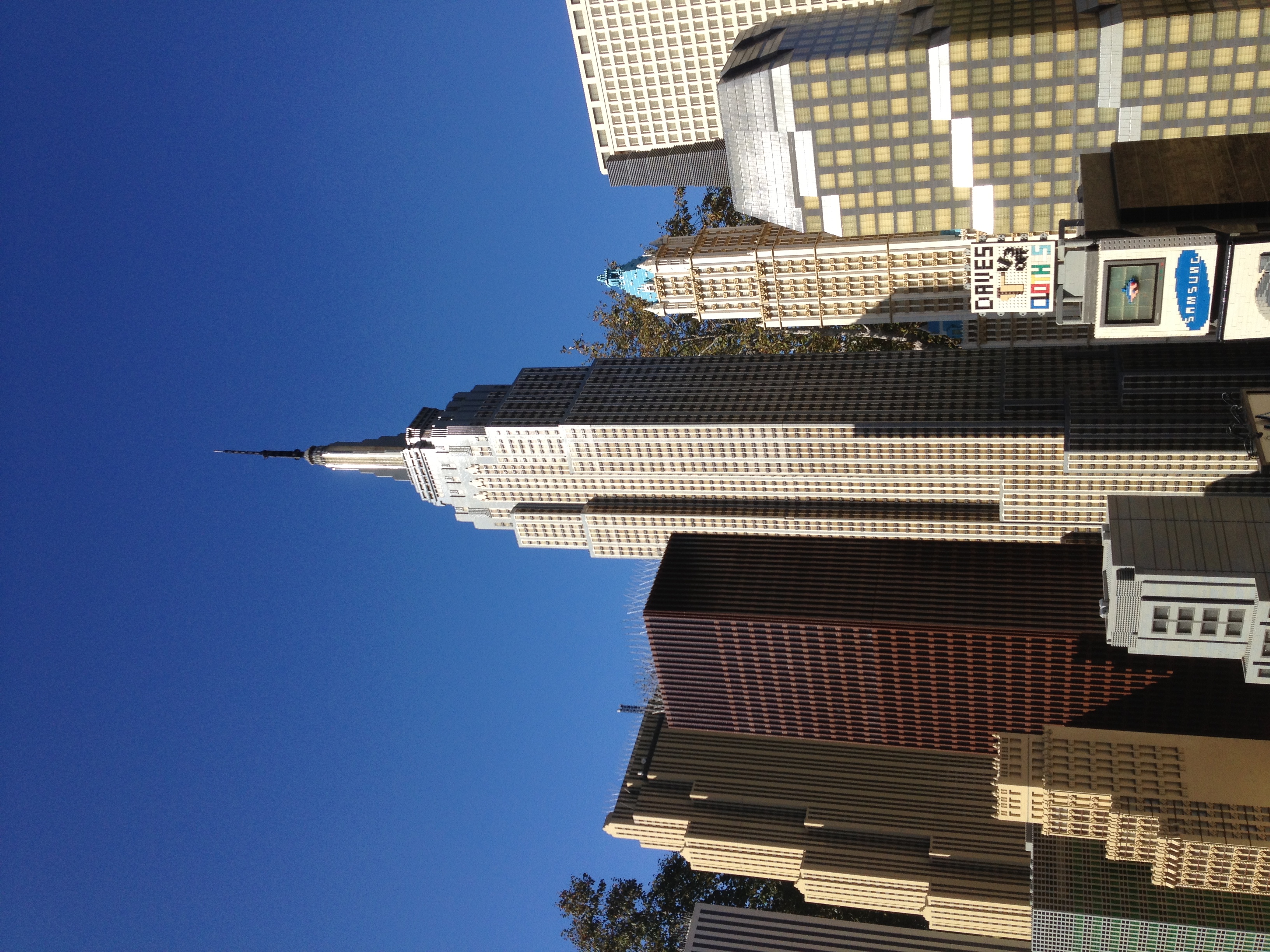 The Empire State Building in Lego