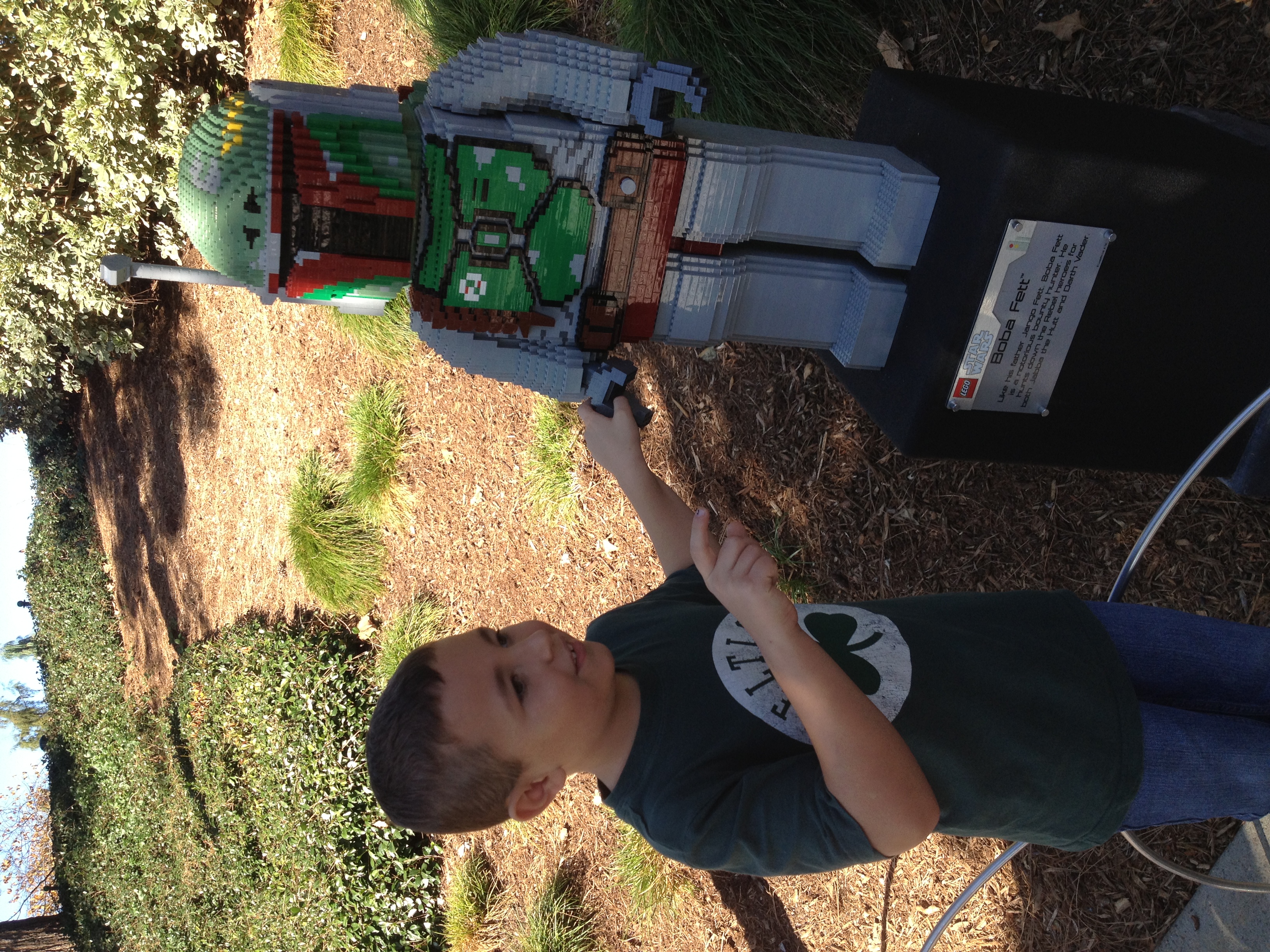 Andy with Boba Fett