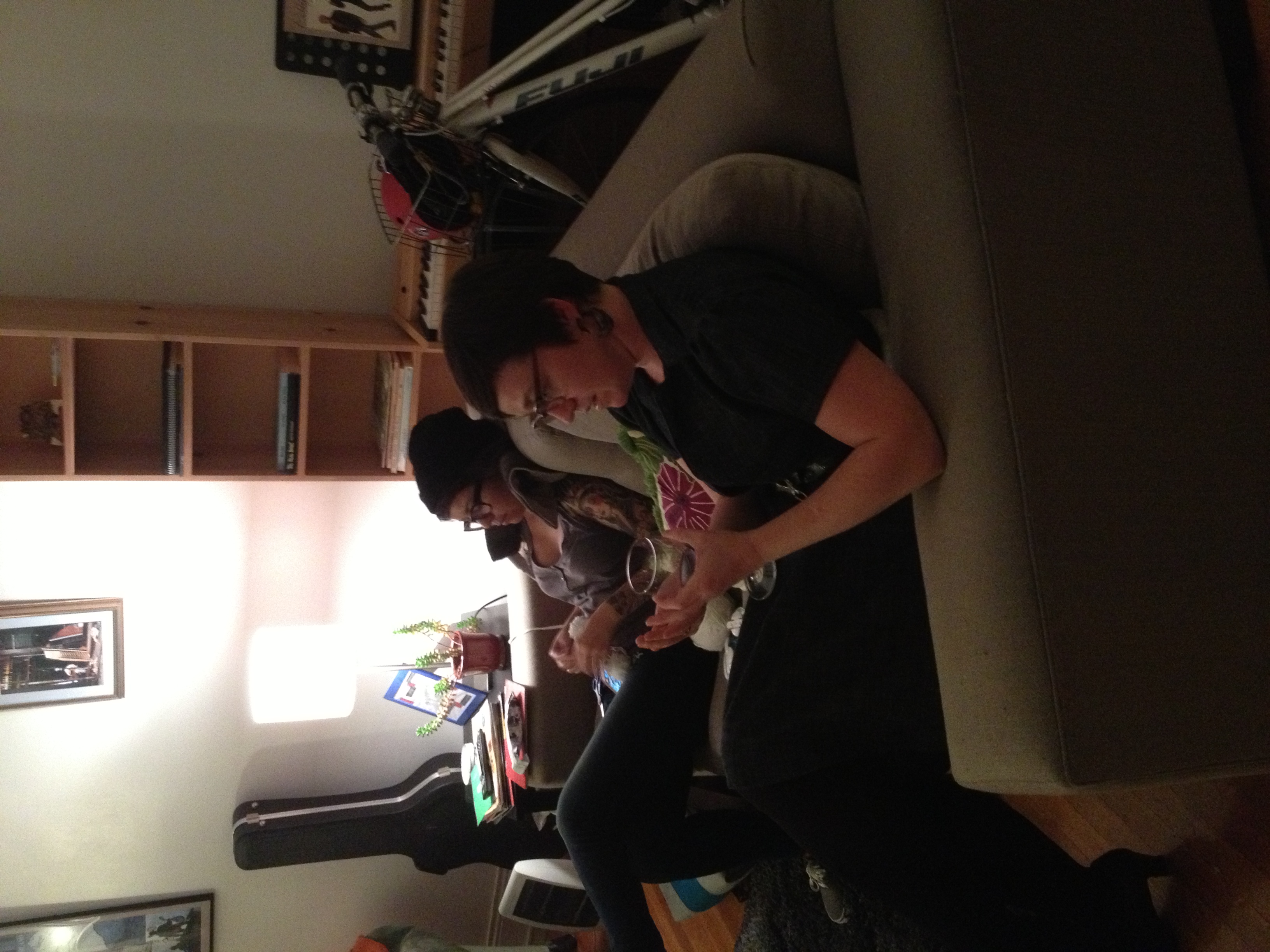 Chilling at Chez Scott