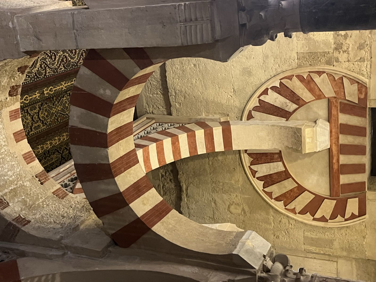 A different angle reveals some harder-to-see details on some arches in the hypostyle.